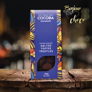 Trufe de ciocolata cu caramel sarat si cacao 175G - Img 4