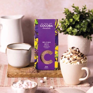 Fulgi de ciocolata belgiana cu lapte 250G - Img 3