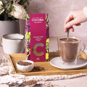 Fulgi de ciocolata belgiana neagra 250G - Img 3