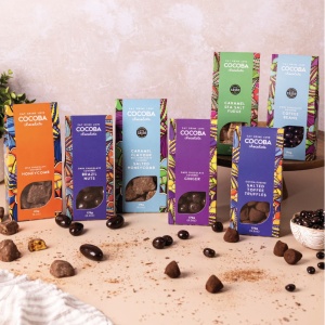 Nasturei de ciocolata cu lapte si caramel sarat 150G - Img 4