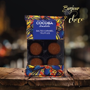 Trufe de ciocolata cu lapte si caramel sarat 72G - Img 6