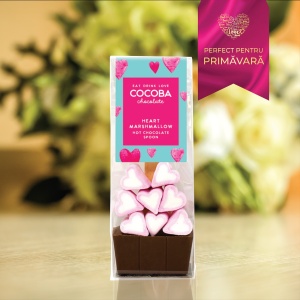 Lingura ciocolata cu lapte si bezele inimioara 50G - Img 6