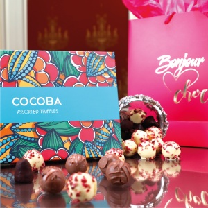 Punga eleganta cadou Bonjour Choco XL - Img 3