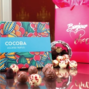 Punga eleganta cadou Bonjour Choco XL - Img 3
