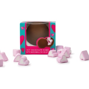 Sfera de ciocolata cu lapte si bezele inimioara 50G - Img 4