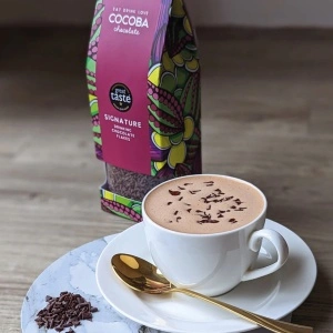 Fulgi de ciocolata belgiana neagra 250G - Img 7
