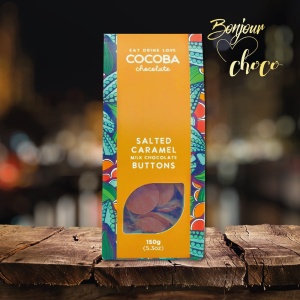 Nasturei de ciocolata cu lapte si caramel sarat 150G