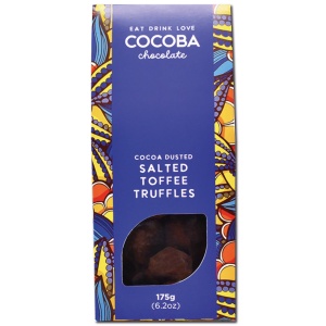 Trufe de ciocolata cu caramel sarat si cacao 175G