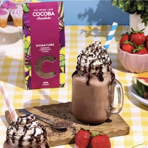 Fulgi de ciocolata belgiana neagra 250G - Img 5