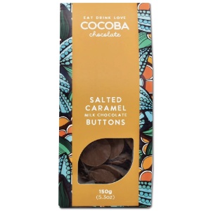 Nasturei de ciocolata cu lapte si caramel sarat 150G