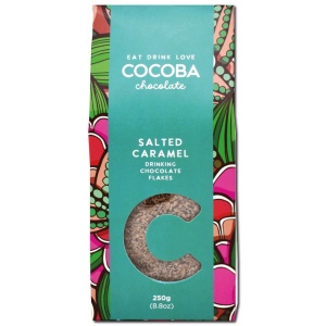 Fulgi de ciocolata belgiana cu lapte si caramel sarat 250G - Img 9