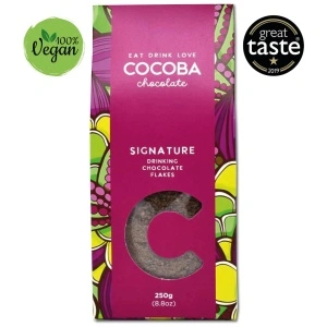 Fulgi de ciocolata belgiana neagra 250G - Img 2