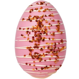 Ou gigant de ciocolata alba cu capsuni si frisca 250G - Img 4