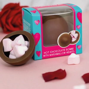 Sfera de ciocolata cu lapte si bezele inimioara 50G - Img 2