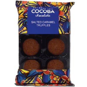 Trufe de ciocolata cu lapte si caramel sarat 72G