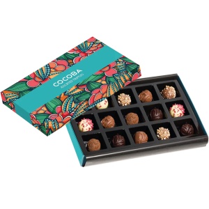 Cutie Safir - Asortiment trufe de ciocolata 180G - Img 5