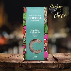 Fulgi de ciocolata belgiana cu lapte si caramel sarat 250G