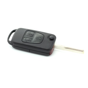 Mercedes Benz - Carcasa tip cheie briceag cu 3 butoane, lama 2 "piste" - Img 4