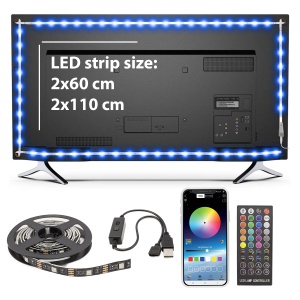 Bandă LED SMART - pentru iluminare fundal TV, 50”-65” - SunShine - Img 3