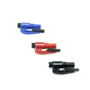 Breloc auto pentru urgențe Carguard – tăietor centură de siguranță + ciocan sparge geam - Img 4