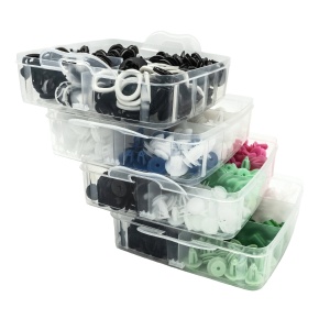Set 470 buc cleme din plastic + 5 unelte Carguard - Img 2
