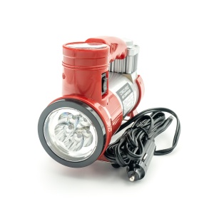 Compresor auto 12V Carguard – 30 L/min – 150 PSI – carcasă metal + LED frontal - Img 2