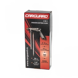Pistol de vopsit antifon 2 în 1 Carguard – pentru antifonare și protecție anticorozivă – furtun flexibil 50 cm - Img 3