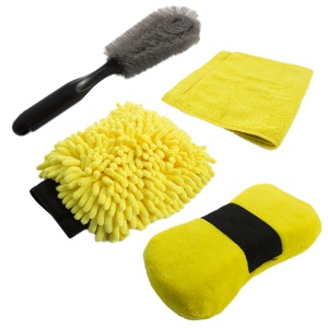 Set burete cu microfibre și perie - Carguard - Img 2