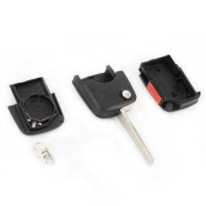 CARGUARD - Audi - carcasă cheie tip briceag, 2+1 butoane, cu buton panică și baterie CR 2032 - Img 4