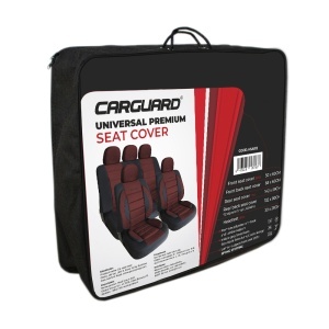 Huse universale premium pentru scaune auto rosu+negru - CARGUARD - Img 4