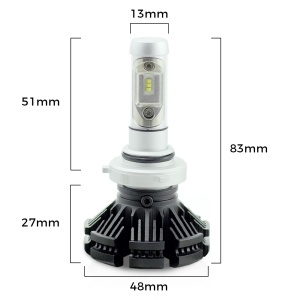 9006 - HB4 LED 12-24V - 4000 lm Super White - CARGUARD - Img 2