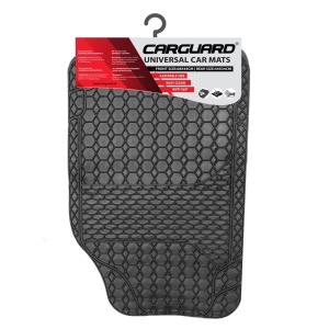 Covorașe auto universale ajustabile Carguard – 68 x 44 cm / 44 x 34 cm PVC – negru - Img 2