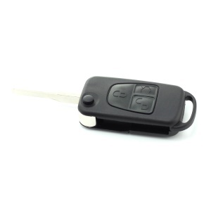 Mercedes Benz - Carcasa tip cheie briceag cu 3 butoane, lama 2 "piste" - Img 2