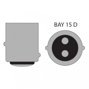 Pachet 10 Leduri de frână BAY15D - 5W Carguard - Img 3