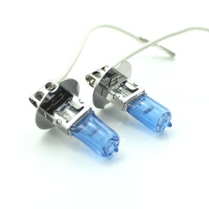 Set de 2 becuri Halogen H3 +100% Intensitate - LONG LIFE - CARGUARD - Img 2