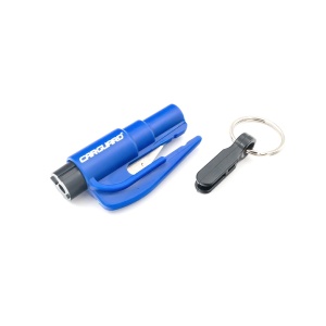 Breloc auto pentru urgențe Carguard – tăietor centură de siguranță + ciocan sparge geam - Img 2