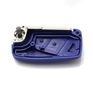 Fiat - Carcasa cheie tip briceag, 2 butoane, albastru - Img 3