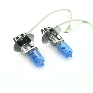 Set de 2 becuri Halogen H3, 100W +130% Intensitate - LONG LIFE - CARGUARD - Img 2