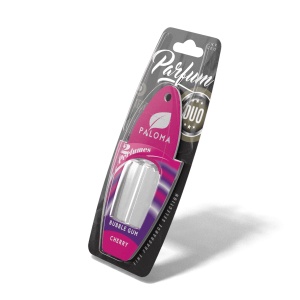 Odorizant auto Paloma Parfum DUO Cherry/Bubble Gum 2x3ml - Img 2