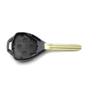 Toyota carcasa cheie 2+1 butoane cu buton rosu panica (fara logo) - Img 3