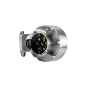 Mufa metalica 7 pin 12 V (priză) Carguard pentru remorcă sau trailer - Img 2