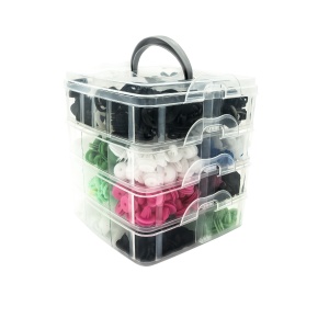 Set 470 buc cleme din plastic + 5 unelte Carguard - Img 4