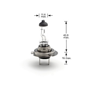 Bec halogen H7 55W, +30% intensitate - CARGUARD - Img 2