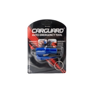 Breloc auto pentru urgențe Carguard – tăietor centură de siguranță + ciocan sparge geam - Img 3