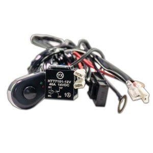 Cablu cu întrerupător pentru Bară sau Proiector Led - două ieșiri, 12-24V Carguard - Img 2