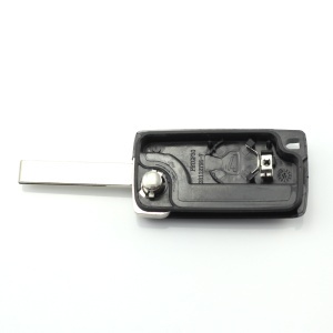 Citroen / Peugeot - Carcasa tip cheie briceag cu 4 butoane si suport baterie, lama tip VA2-SH4 - Img 4