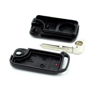 Mercedes Benz - Carcasa tip cheie briceag cu 3 butoane, buton panica, lama 4 "piste" - Img 3