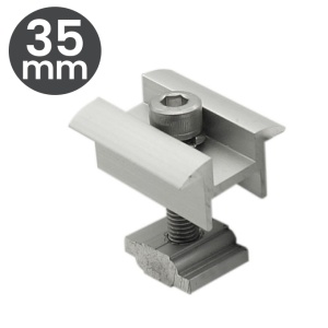 Clema dublă 30/35 mm "Z" pentru montaj panou fotovoltaic