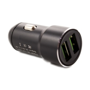 Încărcător auto USB - 2400 mA - carcasă metalică - Carguard