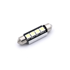 Pachet 10 Leduri auto Sofit 41mm 3W can-bus Carguard - Img 2